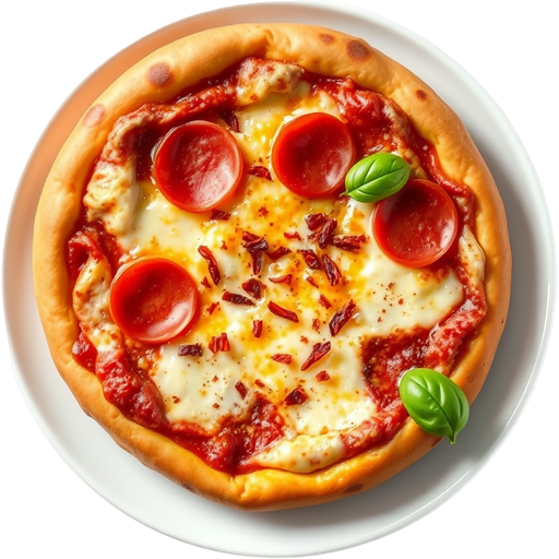 Sweet and Spicy Pep Deep Dish Pizza dish