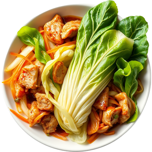 Assorted Cabbage Wraps with Pork dish