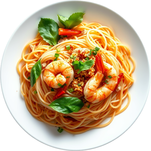 Pad Thai with Shrimp dish