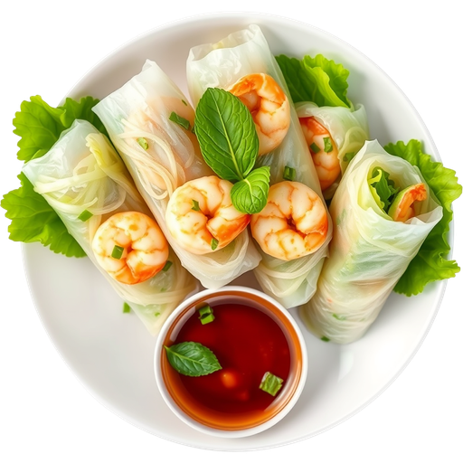 Siam Spring Rolls dish