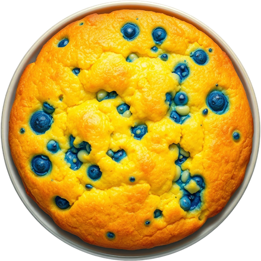 Blue Cornbread dish