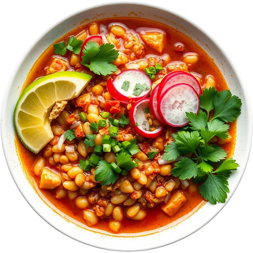 Vegan Pozole dish