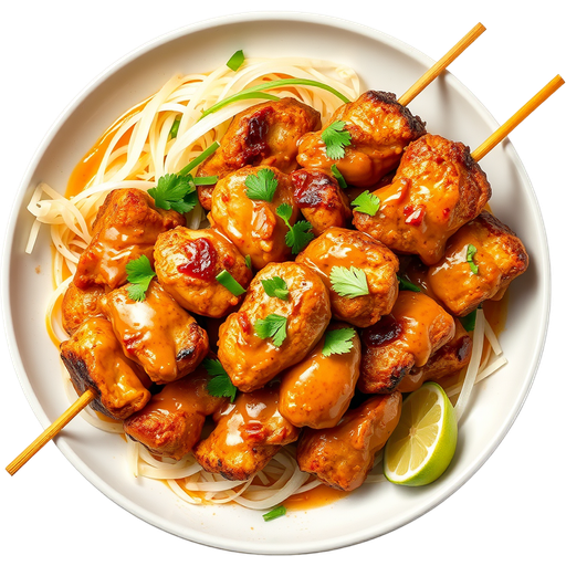 Chicken Satay dish