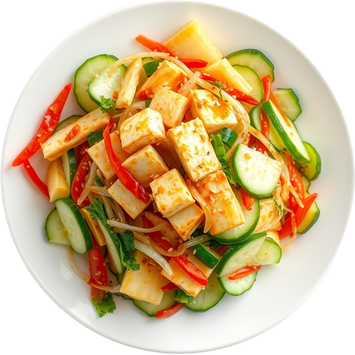 Tofu Skin Salad dish
