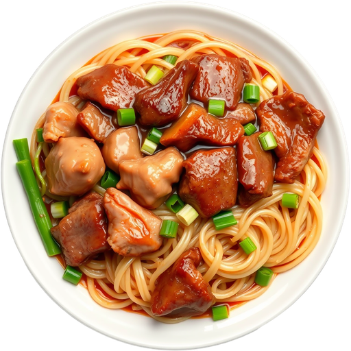 Mixed Meat and Kidney Noodle dish