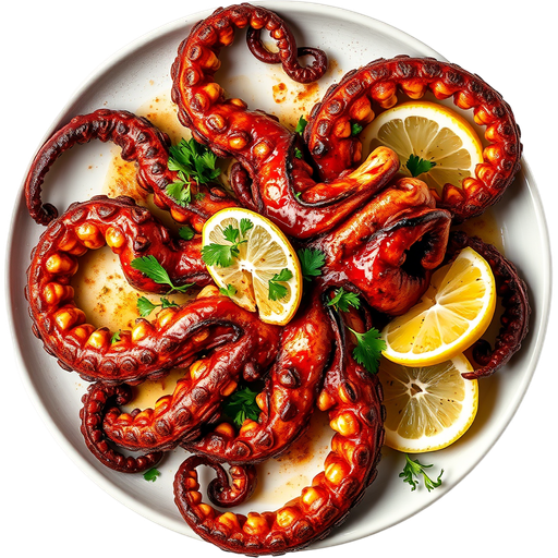 Charred Spanish Octopus dish