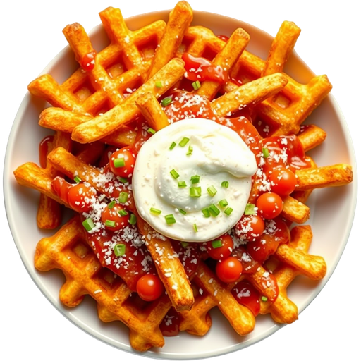 Waffle Fries dish