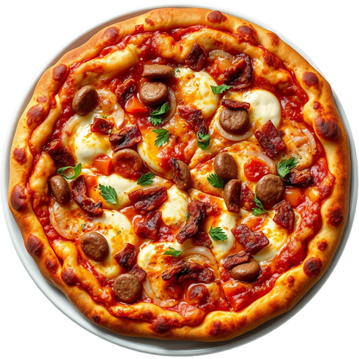 Naughty Pizza dish