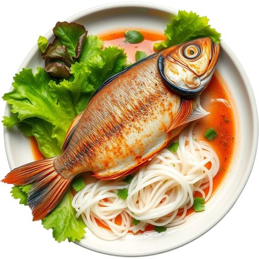 Baked Fish for Spring Rolls dish