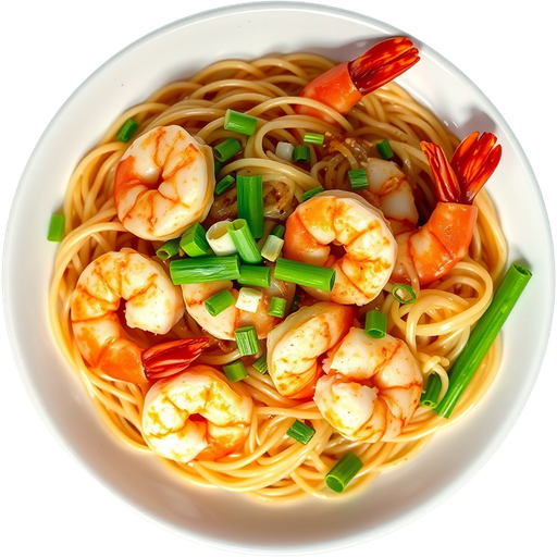 Shrimp Garlic Noodle Dish dish
