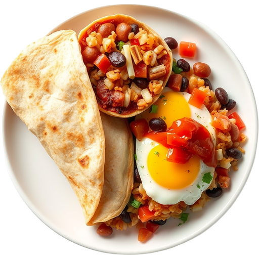 Chorizo Burrito dish