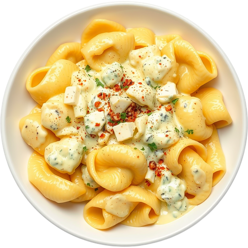 Tortellini with Gorgonzola Cream dish