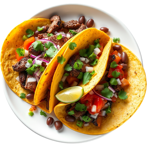 Tacos de Asada dish