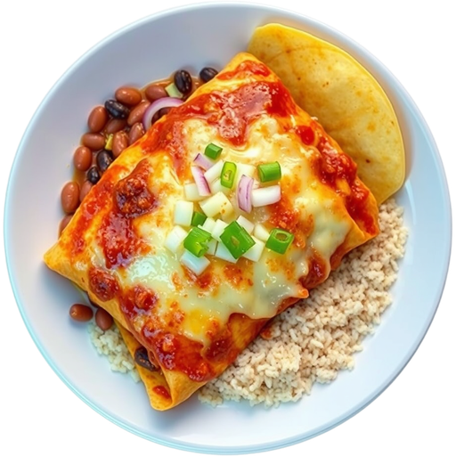 Cheese Enchilada Plate dish