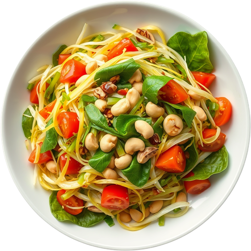 Salad with Tea Leaves dish