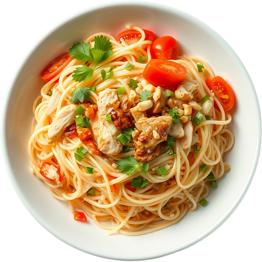 Shan Noodle Salad dish