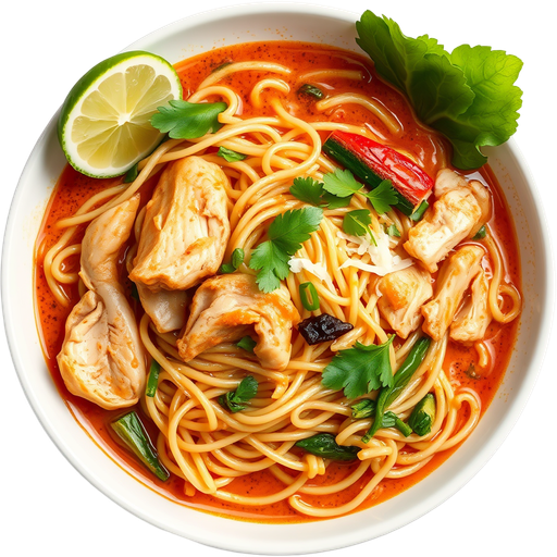 Khao Soi Noodles dish