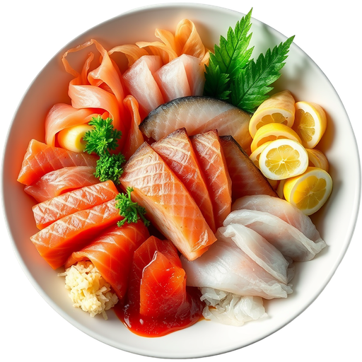 Large Sashimi Dinner dish