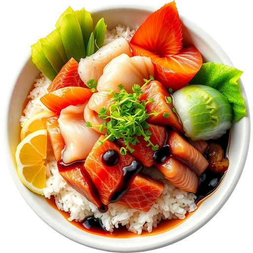Chirashi dish