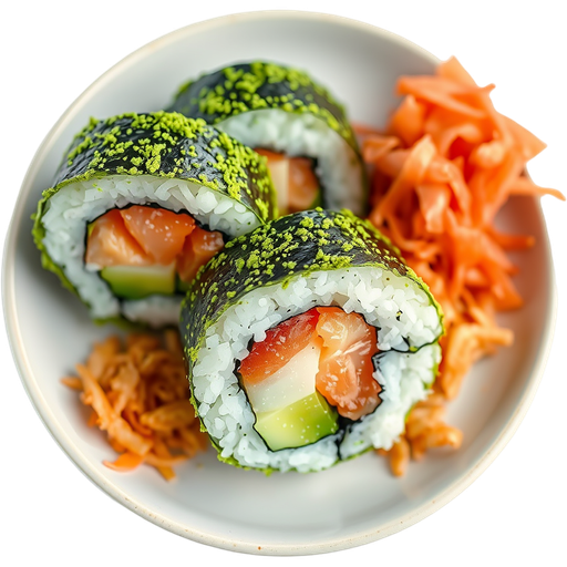 Green Tea Crunch Roll dish