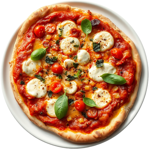 Thin Crust Pizza dish