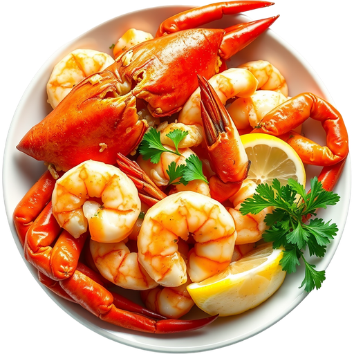 King Crab and Shrimp dish