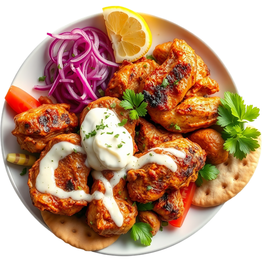 Chicken Shawarma Plate dish