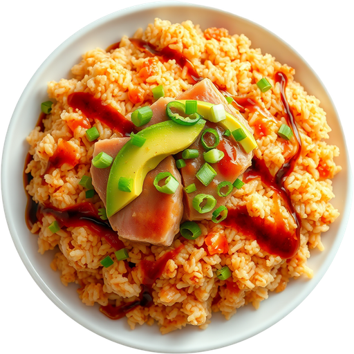 Crispy Rice w/Spicy Tuna dish