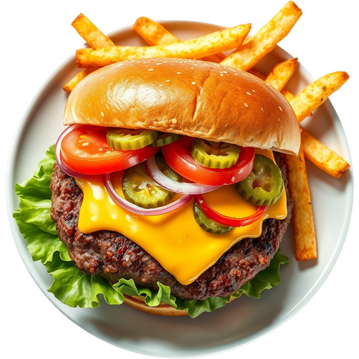 Cheeseburger Combo dish