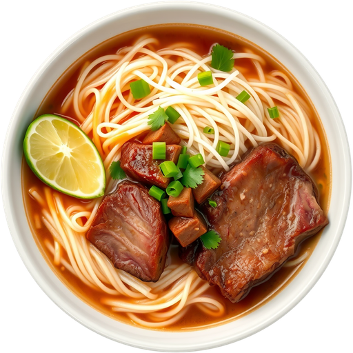 Pho Tai Duoi Bo Steak and Oxtail dish