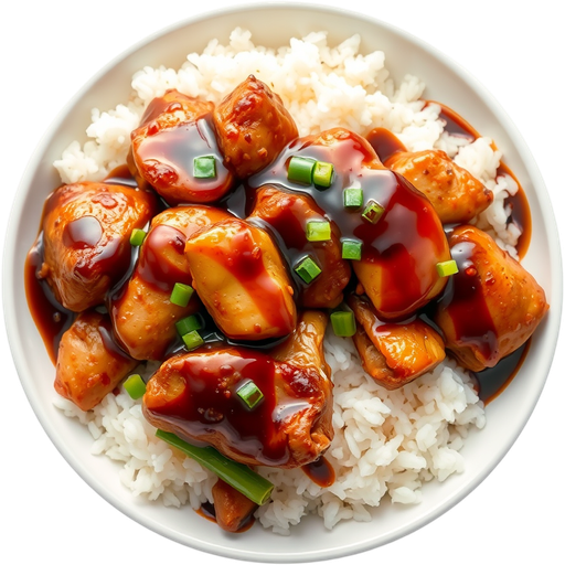 Chicken Teriyaki with Rice dish