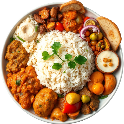 Vegetarian Thali dish