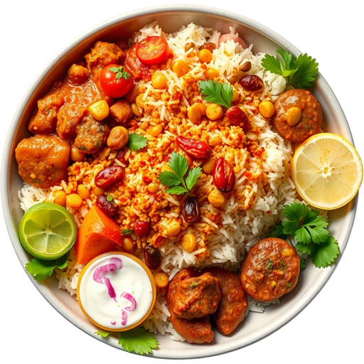 Andhra Spicy King Thali dish