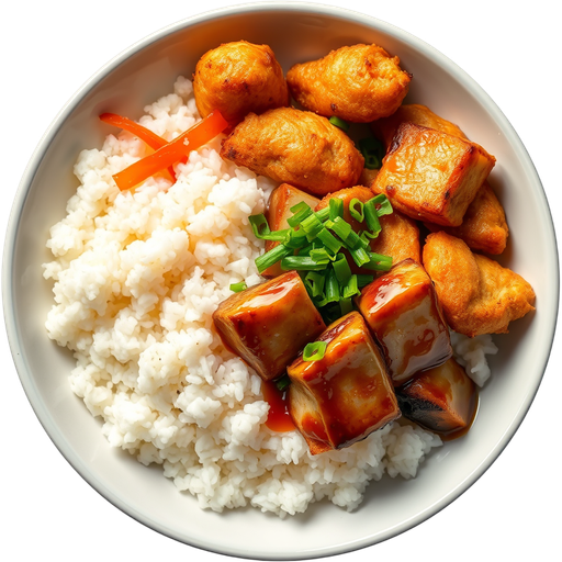 Teriyaki with Tempura dish