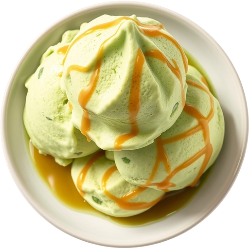 Green Tea Ice Cream dish