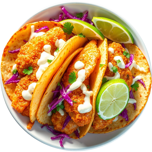 Beer Battered Fish Tacos dish