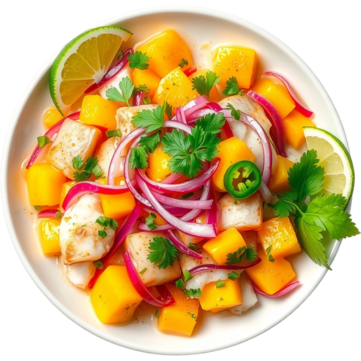 Mango Ceviche dish