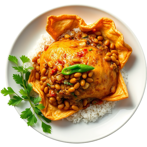 Lentil Sambusa dish