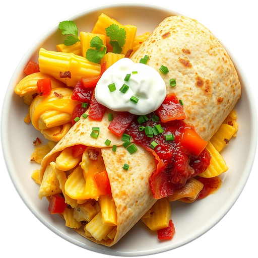 Rubio Breakfast Burrito dish