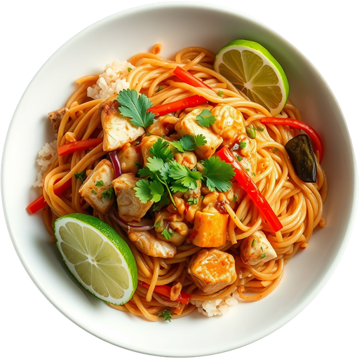 Thai Peanut Bowl dish
