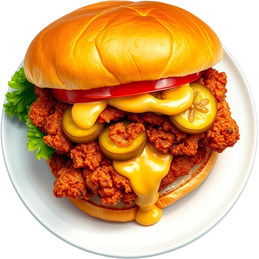 Southern Fry Chicken Sandwich dish