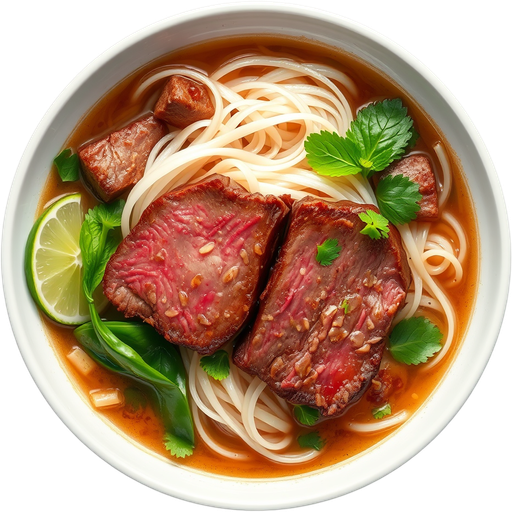 Filet Mignon Pho dish