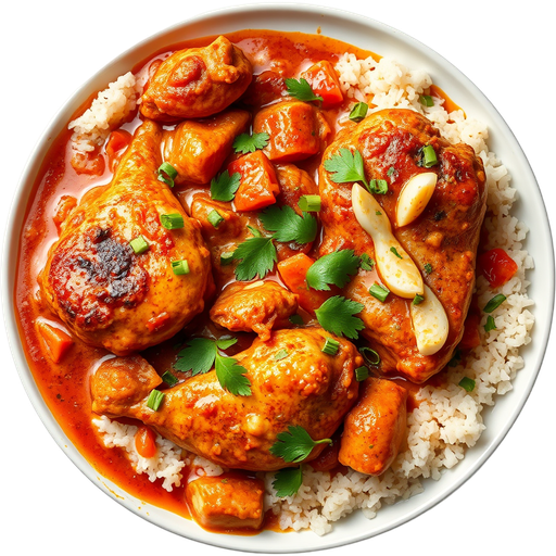 Chicken/Fish Curry Tikka Masala dish