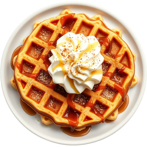 Churro Waffle dish