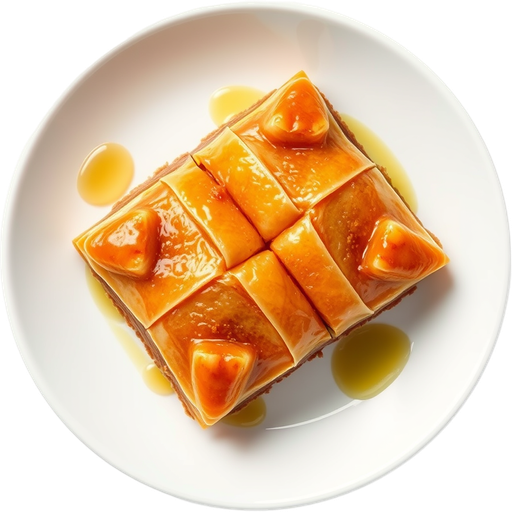Baklava dish