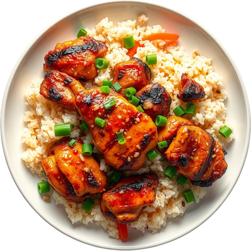Savory Chicken Plate dish