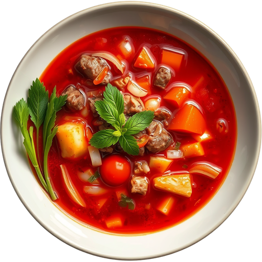 Red Soup dish