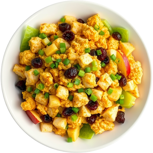 Ravi Curried Chicken Salad dish