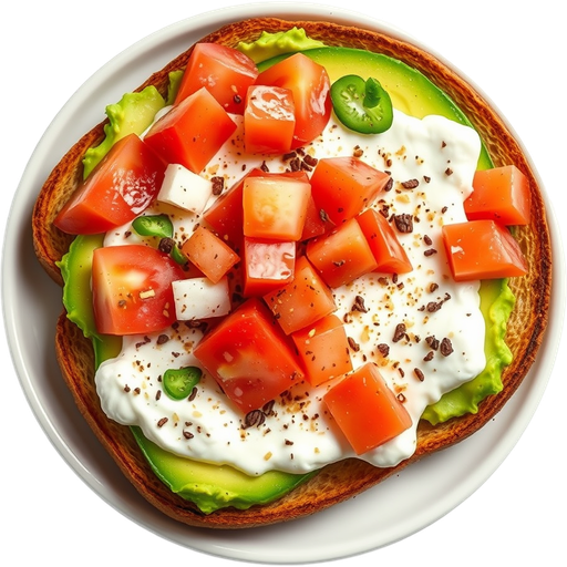 Everything Avocado Toast dish
