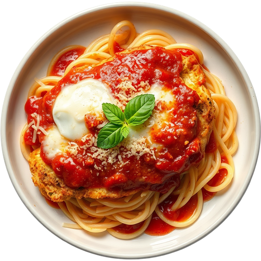 Lunch Special Chicken Parmesan dish